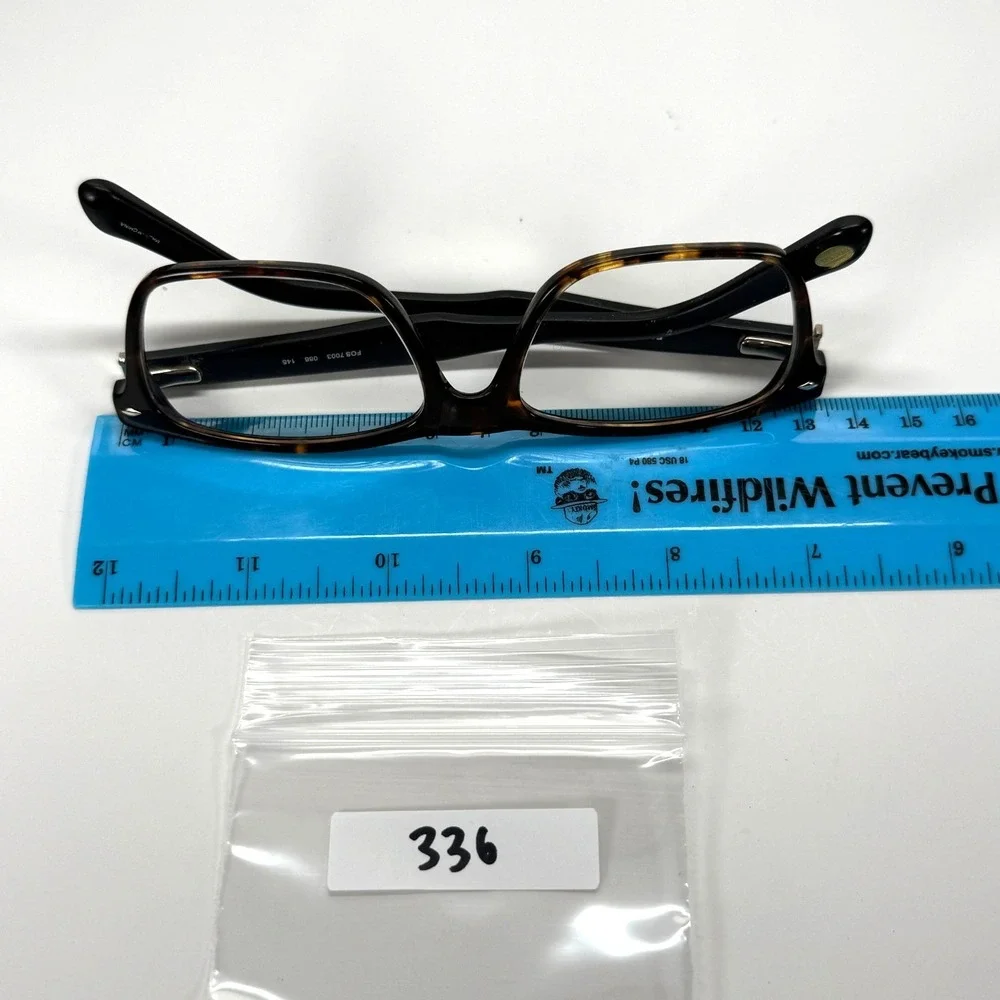 FOSSIL FOS 7003 086 Eyeglasses Frame Only 52-17-145 Tortoise Shell Brown